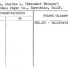 Pioda, Charles L. (Resident Manager)