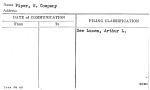 Piper, H. Company
