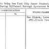Plan to Bring New York City Honor Students to the Fair During Different Borough Sponsored Weeks