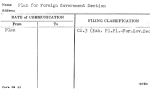 Plan for Foreign Government Section