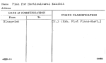 Plan for Horticultural Exhibit