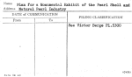 Plan for a Monumental Exhibit of the Pearl Shell and Natural Pearl Industry