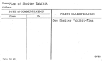 Plan of Shelter Exhibit