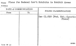 Plans for Federal Gov't Exhibits in Exhibit Areas