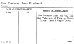 Plasterer, Isaac (President)