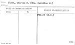 Platt, Charles E. (Mrs. Caroline S.)