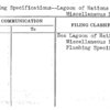 Plumbing Specifications--Lagoon of Nations and Miscellaneous Fountains
