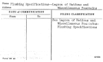 Plumbing Specifications--Lagoon of Nations and Miscellaneous Fountains