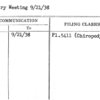 Podiatry Meeting 9/21/38