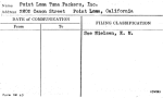 Point Loma Tuna Packers, Inc.
