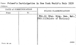Poland's Participation in New York World's Fair 1939