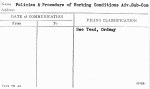 Policies & Procedure of Working Conditions Adv.Sub-Com
