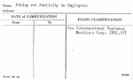 Policy re: Publicity on Employees