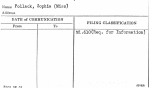 Pollack, Sophia (Miss)