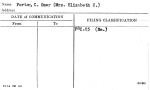 Porter, C. Omer (Mrs. Elizabeth C.)