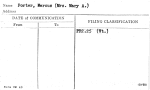Porter, Marcus (Mrs. Mary A.)