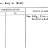 Porter, Mary A. (Miss)