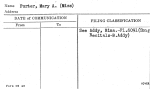Porter, Mary A. (Miss)