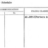 Porter Schedule