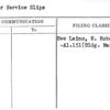 Porter Service Slips