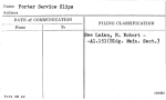 Porter Service Slips