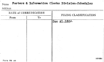 Porters & Information Clerks Division-Schedules