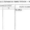 Porters & Information Clerks Division - Smith, C.