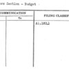 Porters Section - Budget
