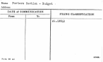 Porters Section - Budget