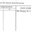 Porters Who Served Satisfactorily