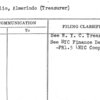 Portfolio, Almerindo (Treasurer)