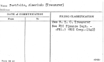 Portfolio, Almerindo (Treasurer)