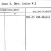 Post, James H. (Mrs. Louisa W.)