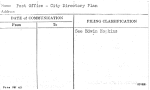 Post Office - City Directory Plan