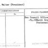 Post, Walter (President)