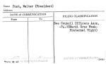 Post, Walter (President)