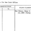 Postage for New York Office