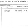 Postage Rate On Books Effective November 1, 1938