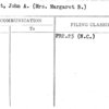 Poteat, John A. (Mrs. Margaret B.)