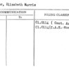 Poucher, Elizabeth Morris