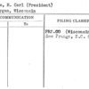 Prange, H. Carl (President)
