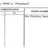 Pratt, Frank A. (President)