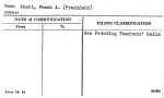 Pratt, Frank A. (President)