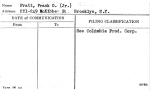 Pratt, Frank O. (Jr.)