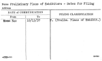 Preliminary Plans of Exhibitors - Dates for Filing