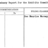 Preliminary Report for the Exhibits Committee