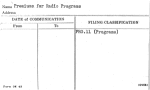 Premiums for Radio Programs