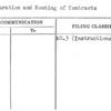 Preparation and Routing of Contracts