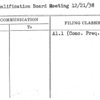 Prequalification Board Meeting 12/21/38