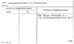 Prequalification of Contractors